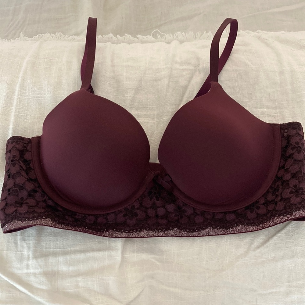 aerie Push up longline metallic bra